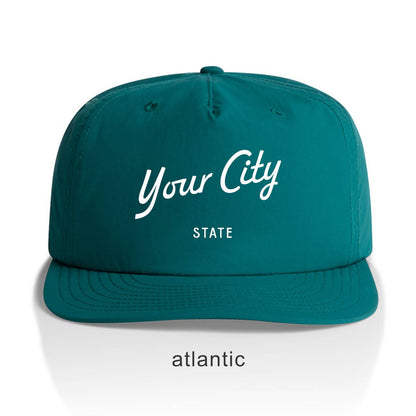 Endless August Supply Co. - Custom Nylon Hat | Script City Customizable Hat | Name Drop
