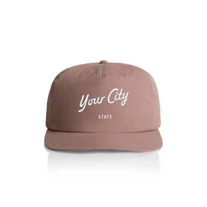 Endless August Supply Co. - Custom Nylon Hat | Script City Customizable Hat | Name Drop