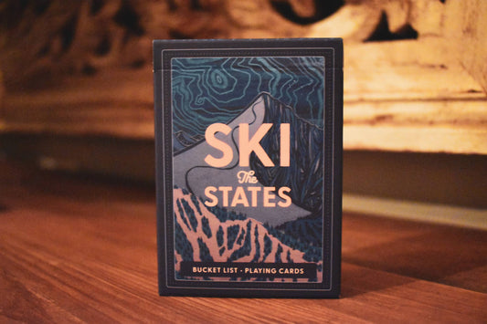 Pine + Ember - Ski the States – Bucket List – Playing Cards-Goodwynn's