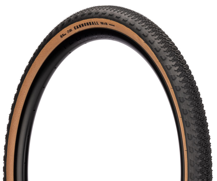 Teravail Cannonball Tire - 700 x 50 Tubeless Folding Tan Durable Fast Compound-Goodwynn'sGoodwynn's
