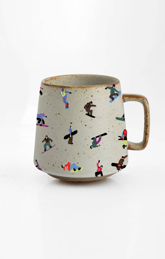 Artsy Em - Snowboarder Bliss Mug-Goodwynn's