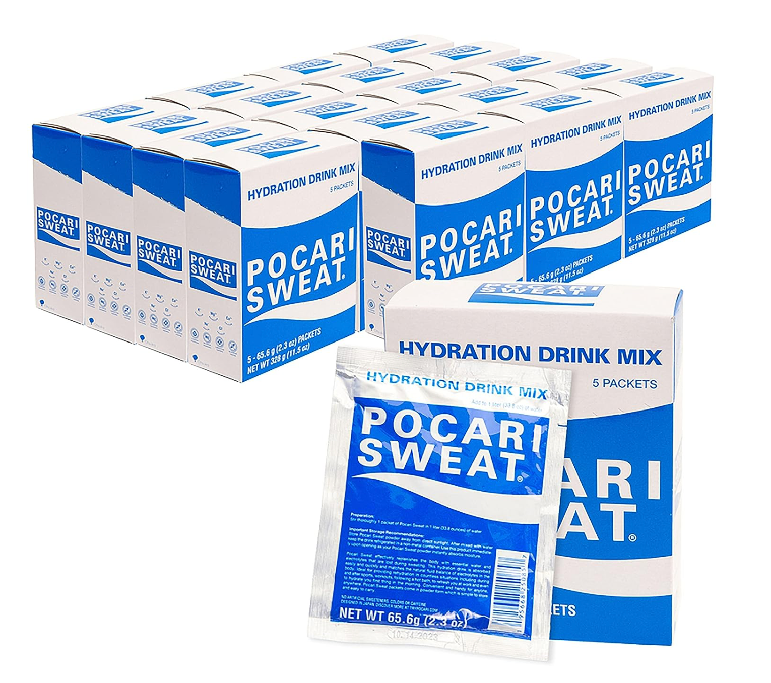 Crystal Geyser Water Company - Pocari Sweat Powder, 20-Box Set (100 Packets)-Goodwynn'sGoodwynn's