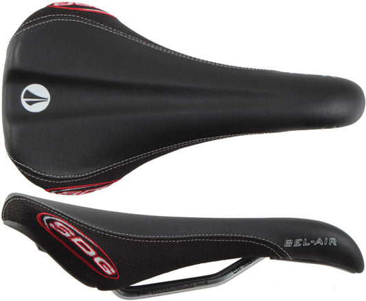 SDG Bel-Air RL Saddle CrMo Rail - Black-Goodwynn's
