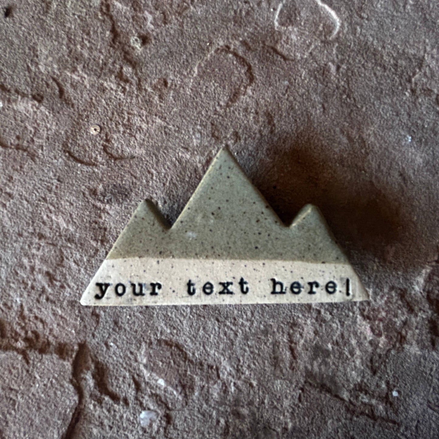 Mountain Bound Pottery - Customizable Mountain Magnet- MADE TO ORDER