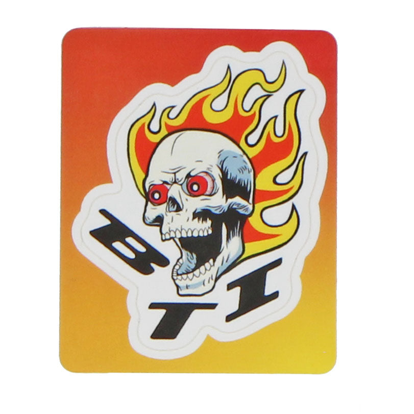 BTI Flaming Skull BTI Sticker-Goodwynn'sGoodwynn's