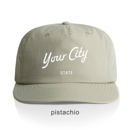 Endless August Supply Co. - Custom Nylon Hat | Script City Customizable Hat | Name Drop