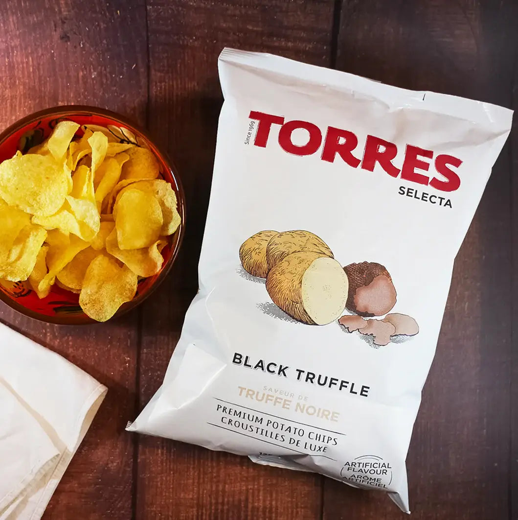 Gourmet Food Solutions, Inc. - BLACK TRUFFLE Torres Gourmet Potato Chips-Goodwynn'sGoodwynn's