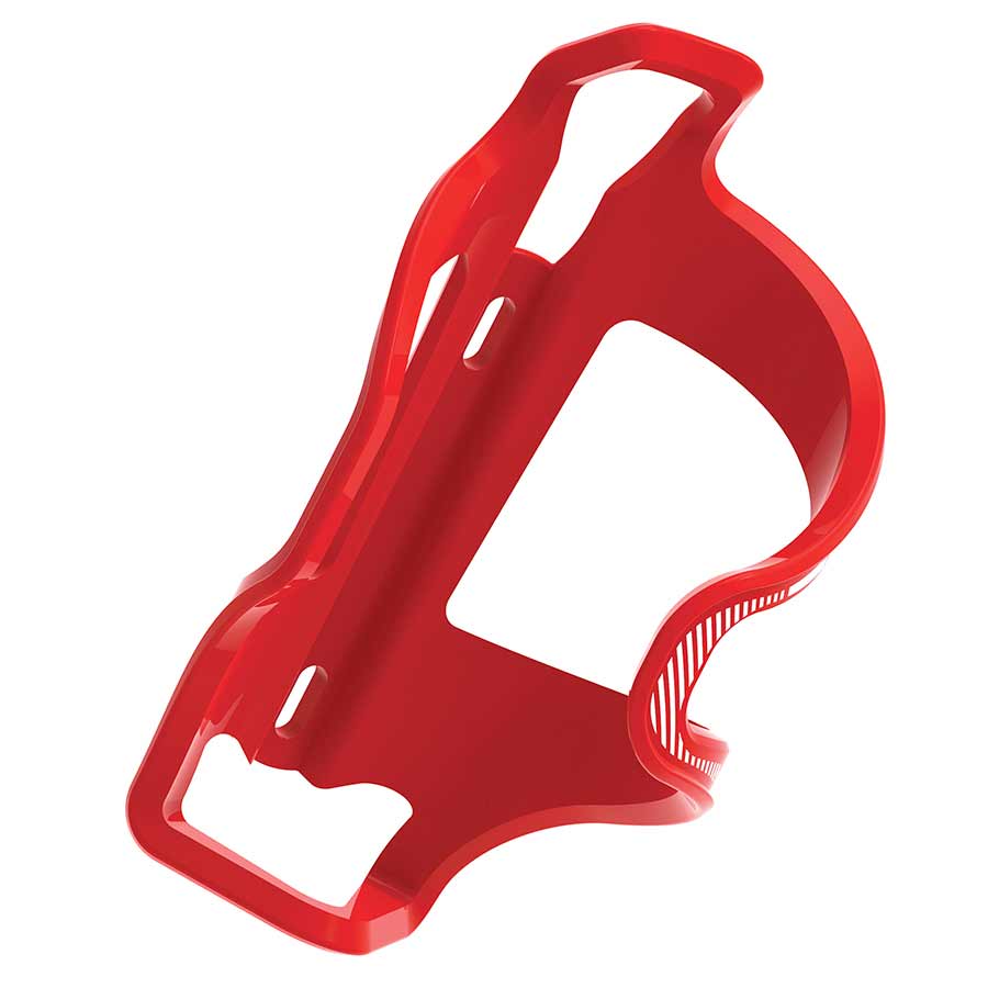 Lezyne Flow Side Load Bottle Cage Composite Left loading Red 48g-Goodwynn'sGoodwynn's