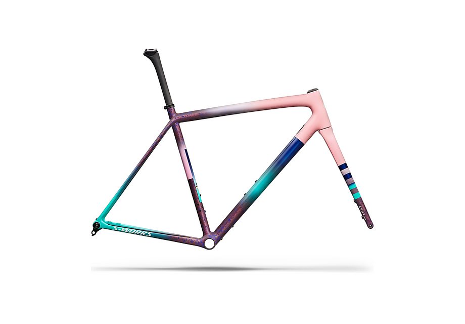 Specialized Crux S-Works Frmset Desert Rose/Quartz/Purple Haze/Majesty Blue/Lagoon Blue/Metallic White 56-Goodwynn'sGoodwynn's