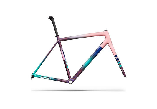 Specialized Crux S-Works Frmset Desert Rose/Quartz/Purple Haze/Majesty Blue/Lagoon Blue/Metallic White 58-Goodwynn's