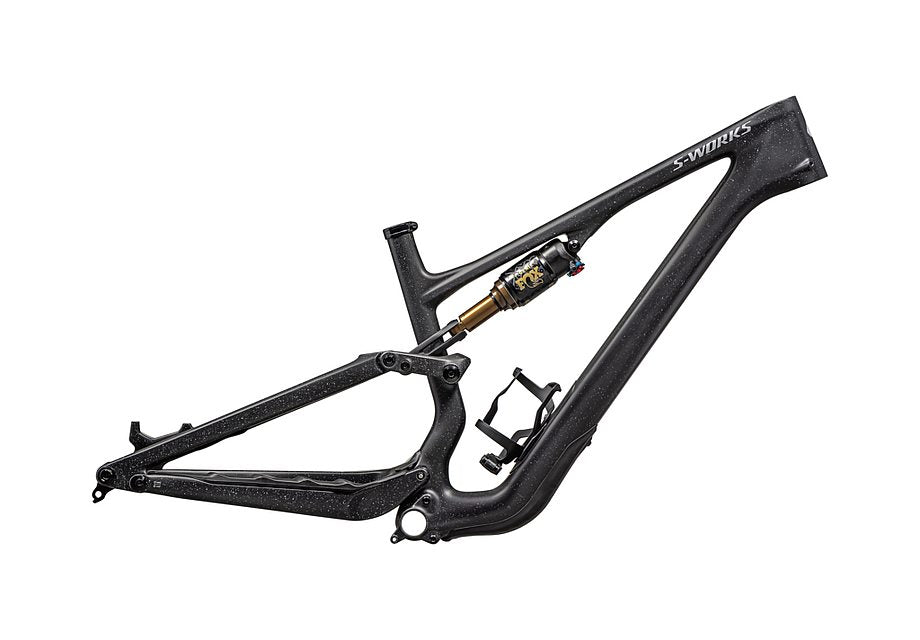 Specialized Stumpjumper 15 S-Works frm frame satin nrly blk / blk / cool grey / obsidian / satin dove grey s3-Goodwynn'sGoodwynn's