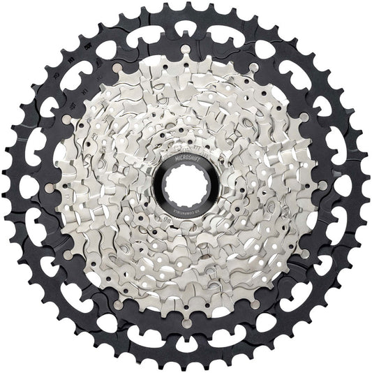 microSHIFT Advent MX G-Series Cassette - 11-Speed 11-50t Aluminum Spider Silver/BLK For XD Driver-Goodwynn's