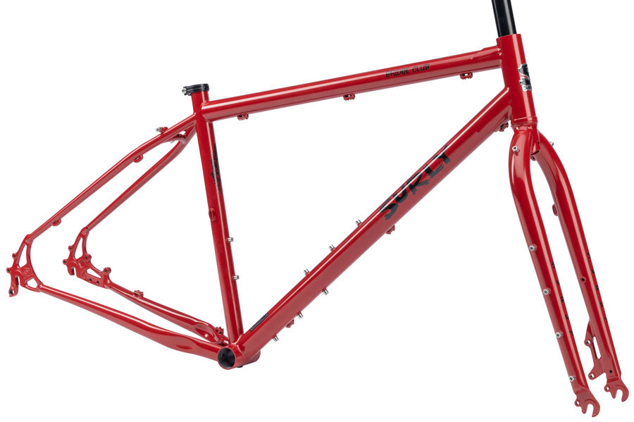 Surly Bridge Club Frameset - 27.5" Steel Lingering Cranberry X-Small-Goodwynn'sGoodwynn's