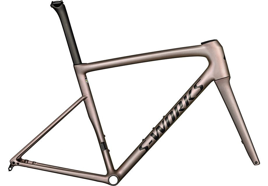 Specialized tarmac sl8 S-Works frmset gloss viavi red gold over silver / satin metallic obsidian 56-Goodwynn'sGoodwynn's