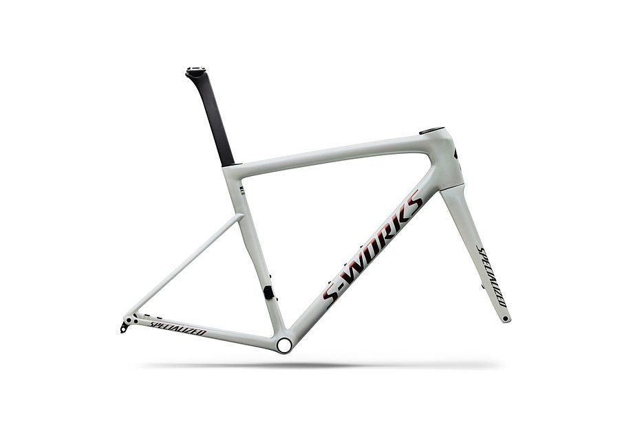 Specialized Tarmac Sl8 S-Works Frmset Gloss Metallic White Silver / Pearl / Black 56-Goodwynn'sGoodwynn's