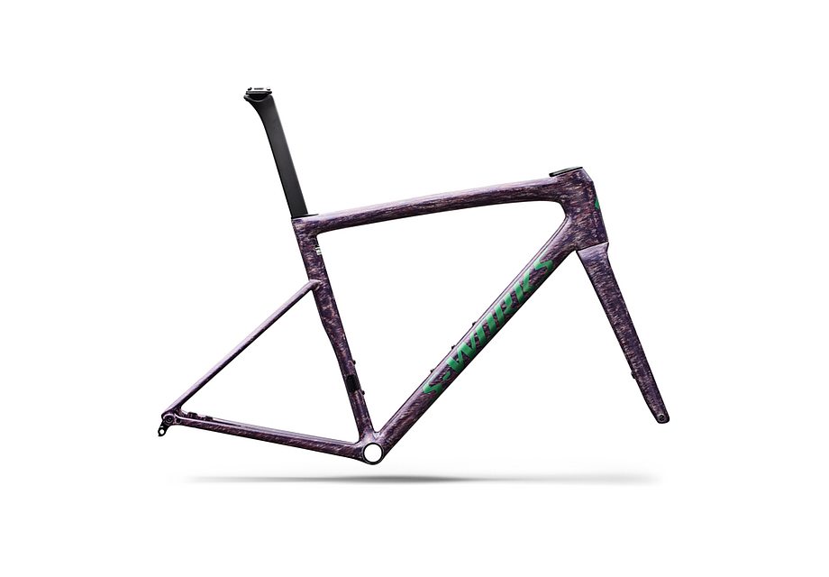 Specialized Tarmac Sl8 S-Works Frmset Gloss Dolomite Metallic / Directional Brush / Oasis Tint Over Liquid Metal 54-Goodwynn'sGoodwynn's