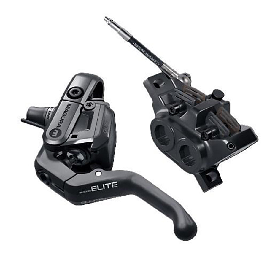 Magura Gustav Elite MTB Hydraulic Disc Brake Front or Rear Post mount Disc: Not included 328g Black-Goodwynn'sGoodwynn's