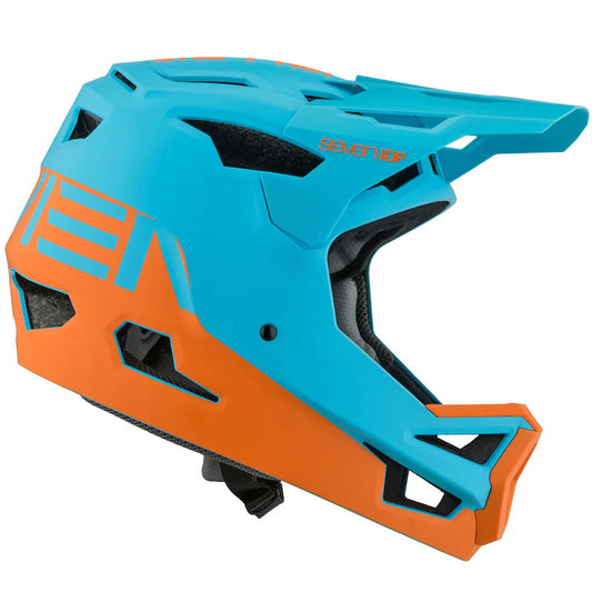 7iDP Project 23 ABS Full Face XL/2XL Matte GT Blue/Orange-Goodwynn's