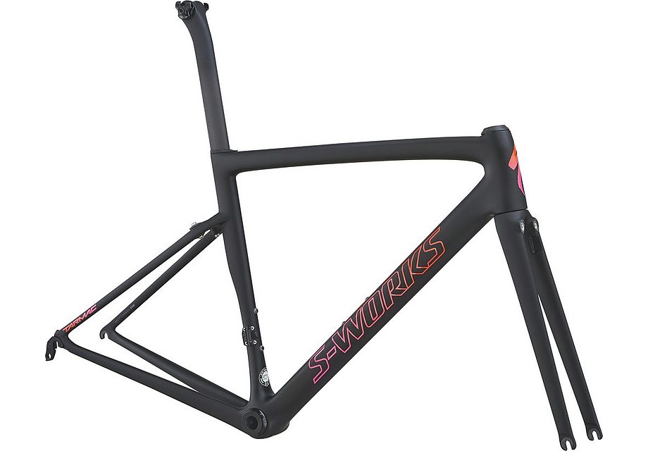Specialized S-Works tarmac wmn sl6 frmset satin/gloss/monoblk/acid purple rkt red fade 54-Goodwynn'sGoodwynn's