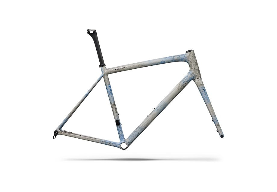 Specialized Aethos S-Works Frmset Gloss Blue + Black Ink Wash / Chrome 56-Goodwynn'sGoodwynn's