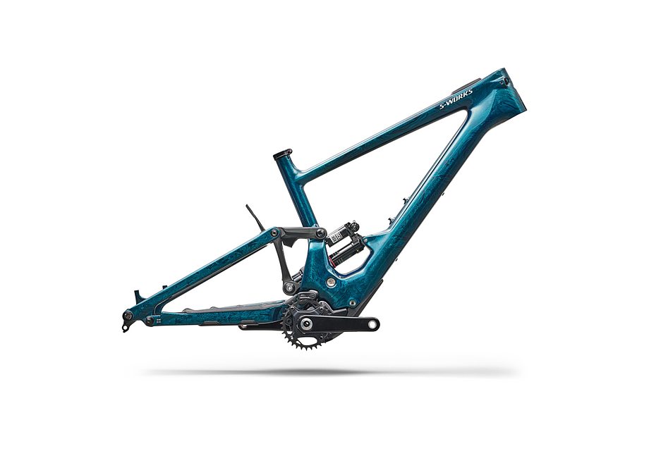 Specialized Kenevo Sl S-Works Carbon Frmset Teal Tint Over Smoke Strata / Dune White S3-Goodwynn'sGoodwynn's