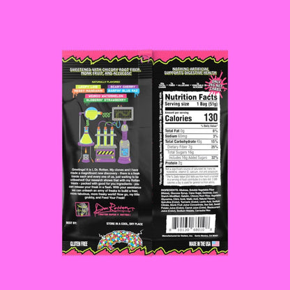 Rotten Candy - Sour Cruncheez Gummy Candy: GF, Prebiotics, Low Sugar