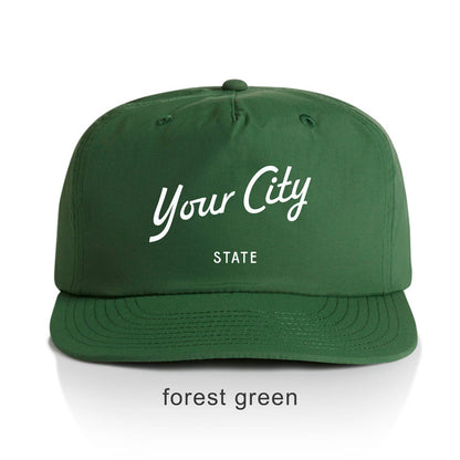 Endless August Supply Co. - Custom Nylon Hat | Script City Customizable Hat | Name Drop