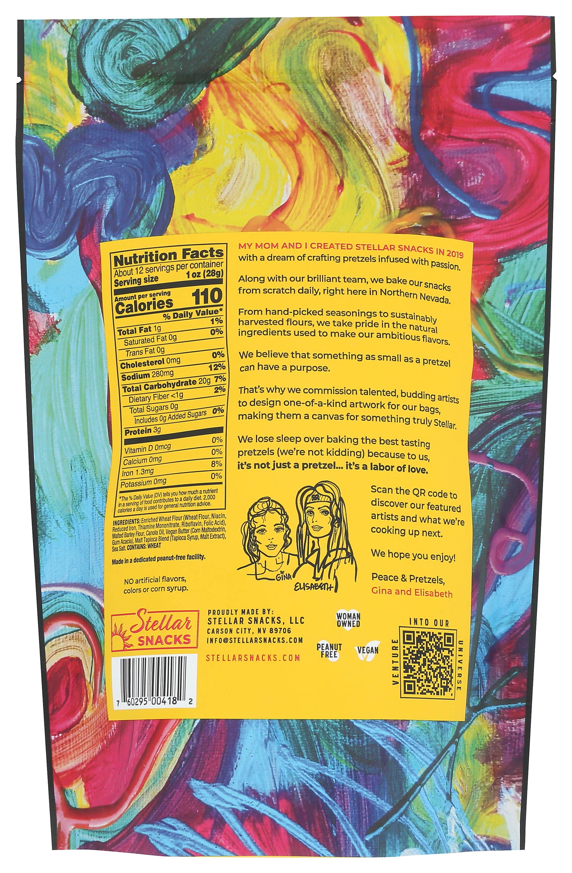 Stellar Snacks - Stellar Pretzel Braids - Simply Stellar - 12oz-Goodwynn'sGoodwynn's