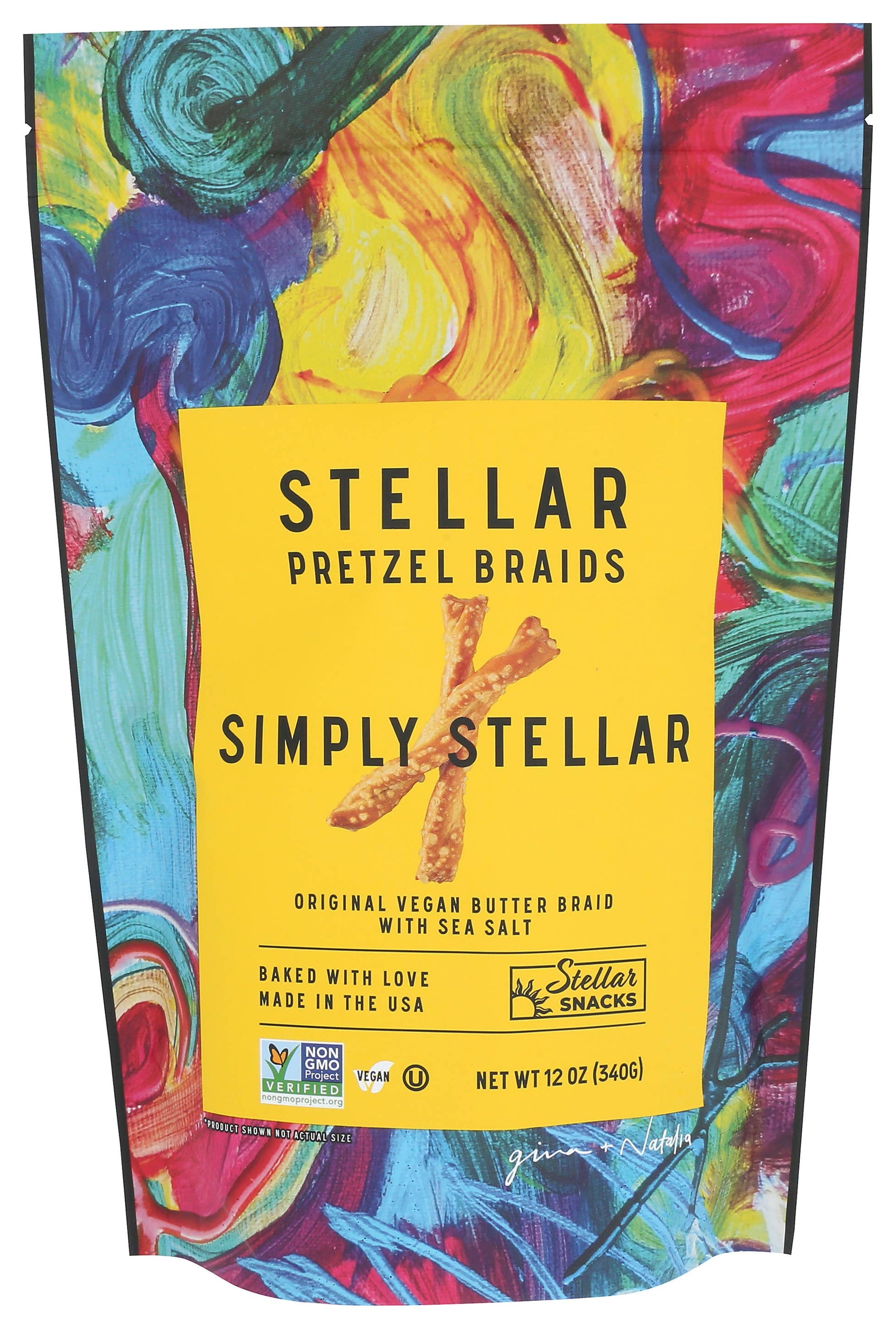 Stellar Snacks - Stellar Pretzel Braids - Simply Stellar - 12oz-Goodwynn'sGoodwynn's