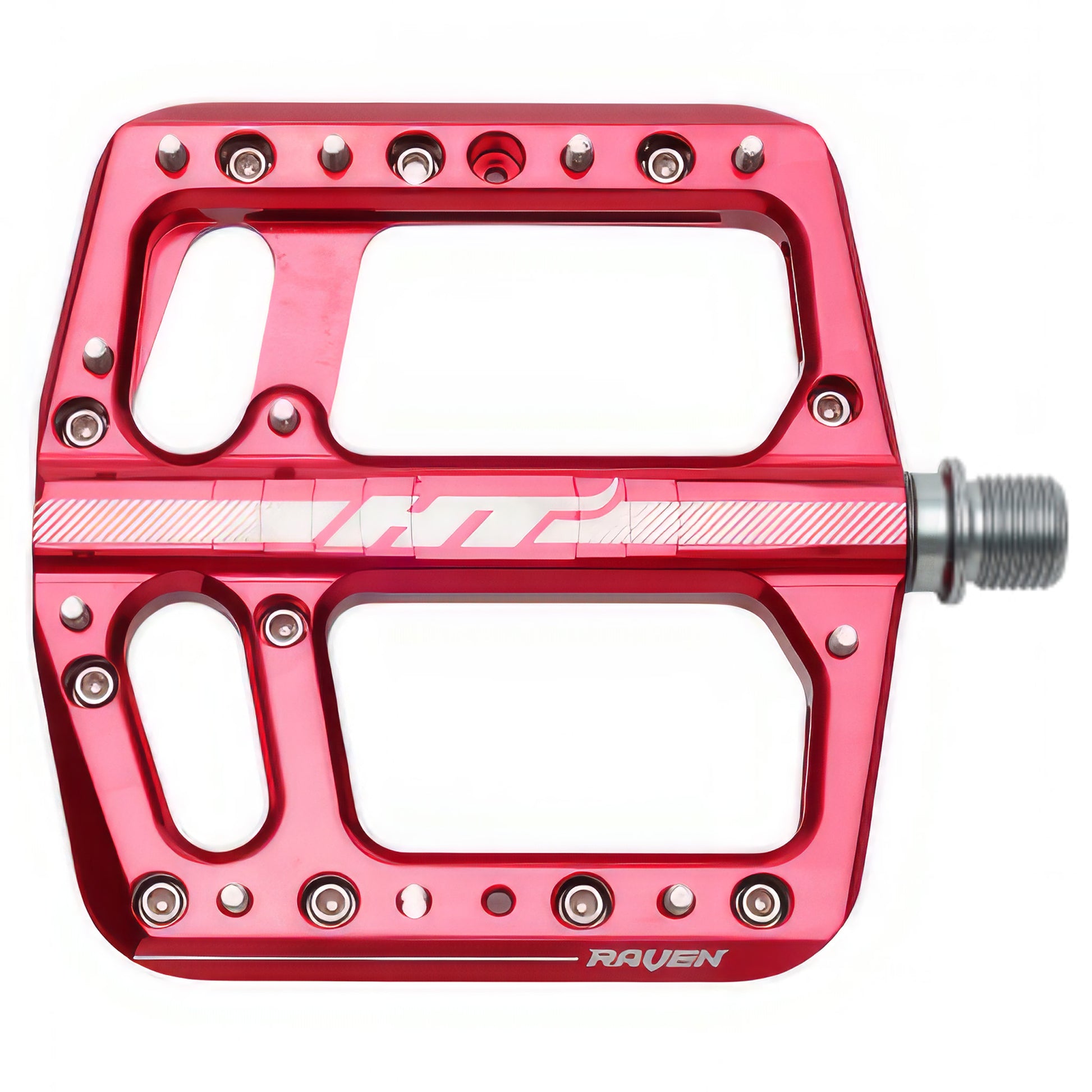 HT Pedals ANS12 Raven Platform Pedals CrMo Red-Goodwynn'sGoodwynn's