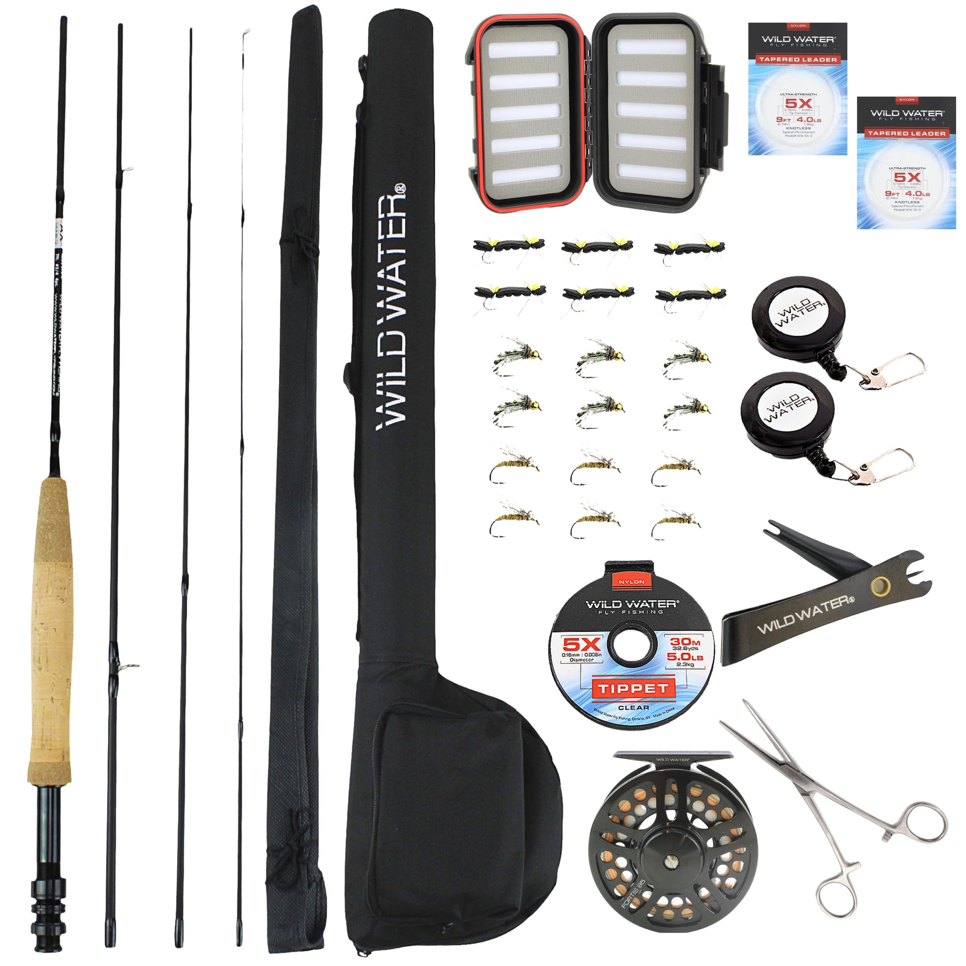 Wild Water CNC Fly Reel Fly Fishing Combo, 9ft 3/4 wt-Goodwynn'sGoodwynn's