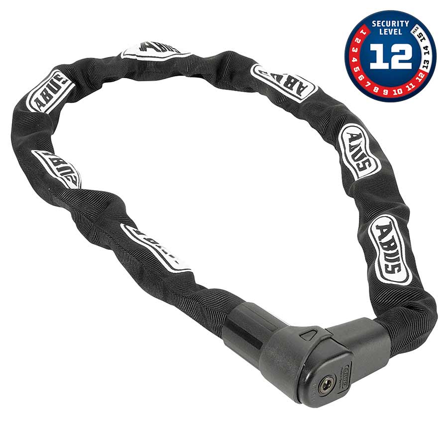 Abus CityChain Plus 1010K Chain Lock Key 9mm 85cm 2.8 Black-Goodwynn'sGoodwynn's
