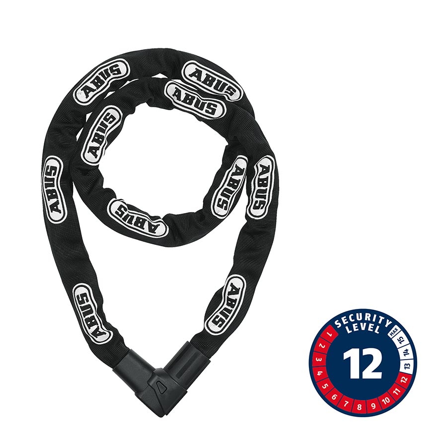 Abus CityChain Plus 1010K Chain Lock Key 9mm 170cm 5.6 Black-Goodwynn'sGoodwynn's