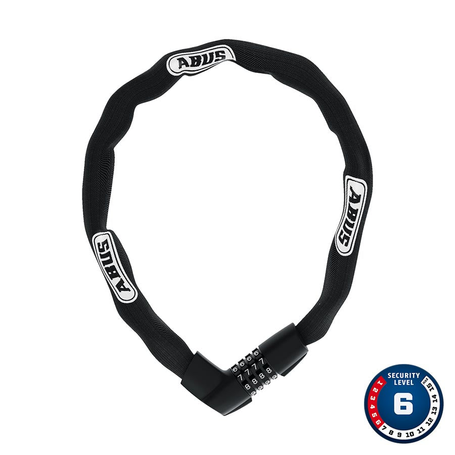 Abus Tresor 1385 Chain Combo 7mm 75cm 2.5 Black-Goodwynn'sGoodwynn's
