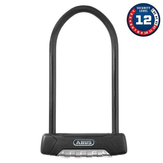 Abus Granit Plus 470 U-Lock Key 12mm 15.0cm x 23.0cm 5.9" x 9" USH Black-Goodwynn's