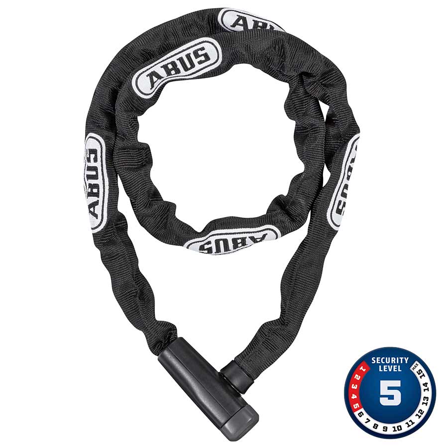ABUS Steel-O-Chain 5805K Keyed Lock: 75/5mm Black-Goodwynn'sGoodwynn's