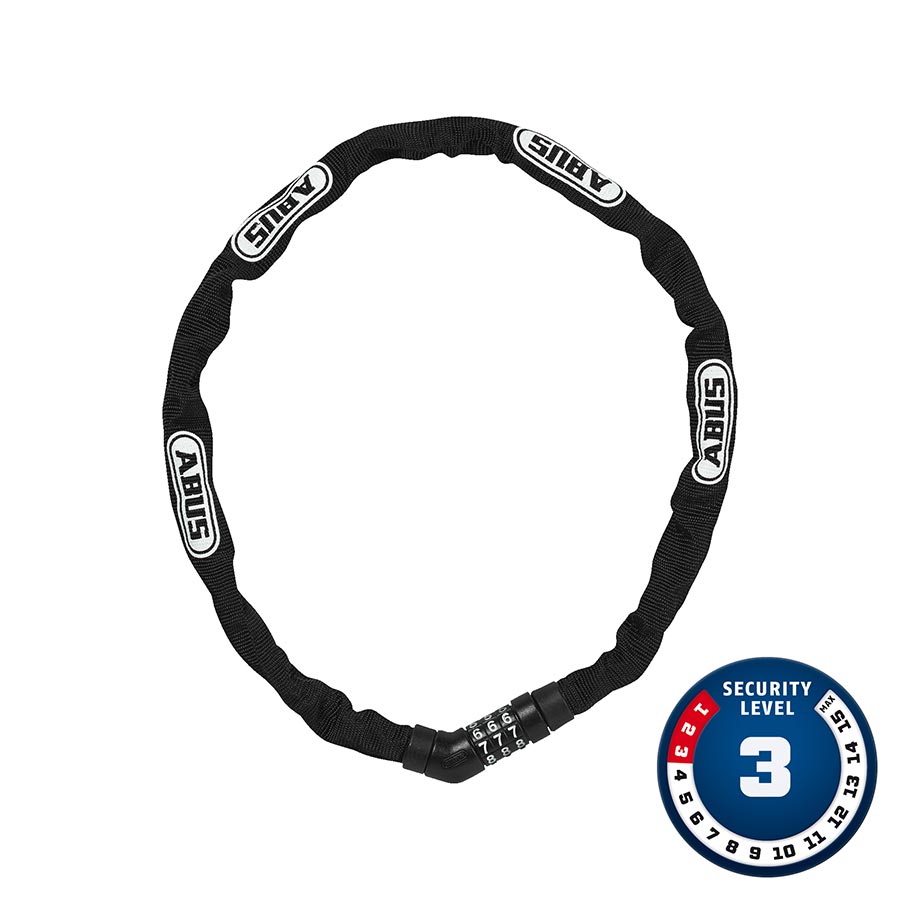 ABUS Steel-O-Chain 4804C Combination Lock: 75/4mm Black-Goodwynn'sGoodwynn's