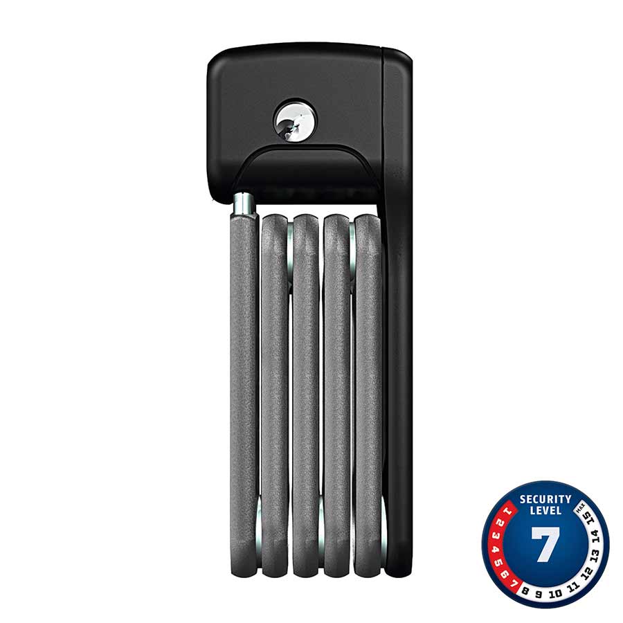 ABUS Bordo uGrip Lite Mini 6055 Keyed Folding Lock: 60cm Black-Goodwynn'sGoodwynn's
