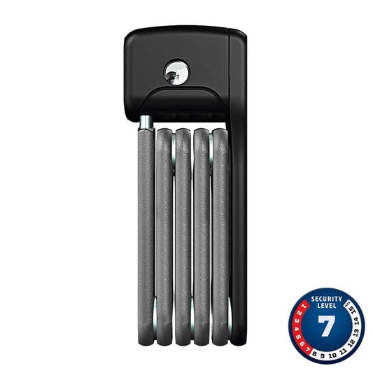 ABUS Bordo uGrip Lite Mini 6055 Keyed Folding Lock: 60cm Black-Goodwynn's