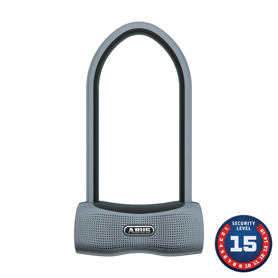 Abus 770A SmartX U-Lock Smart 160x300mm 6.3x11.8 Thickness in mm: 13mm Black KF Bracket-Goodwynn'sGoodwynn's