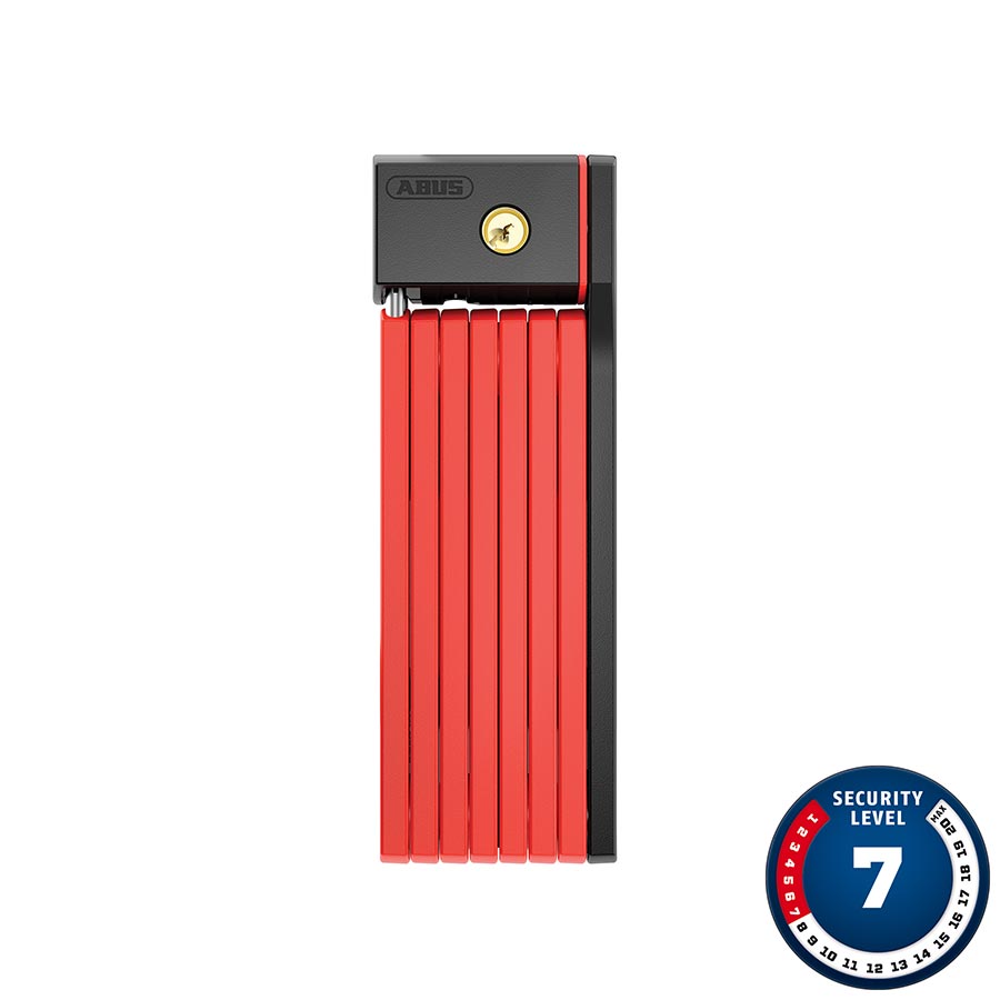 Abus Bordo Big uGrip 5700 Folding Lock Key 100cm 3.3 5mm Red-Goodwynn'sGoodwynn's