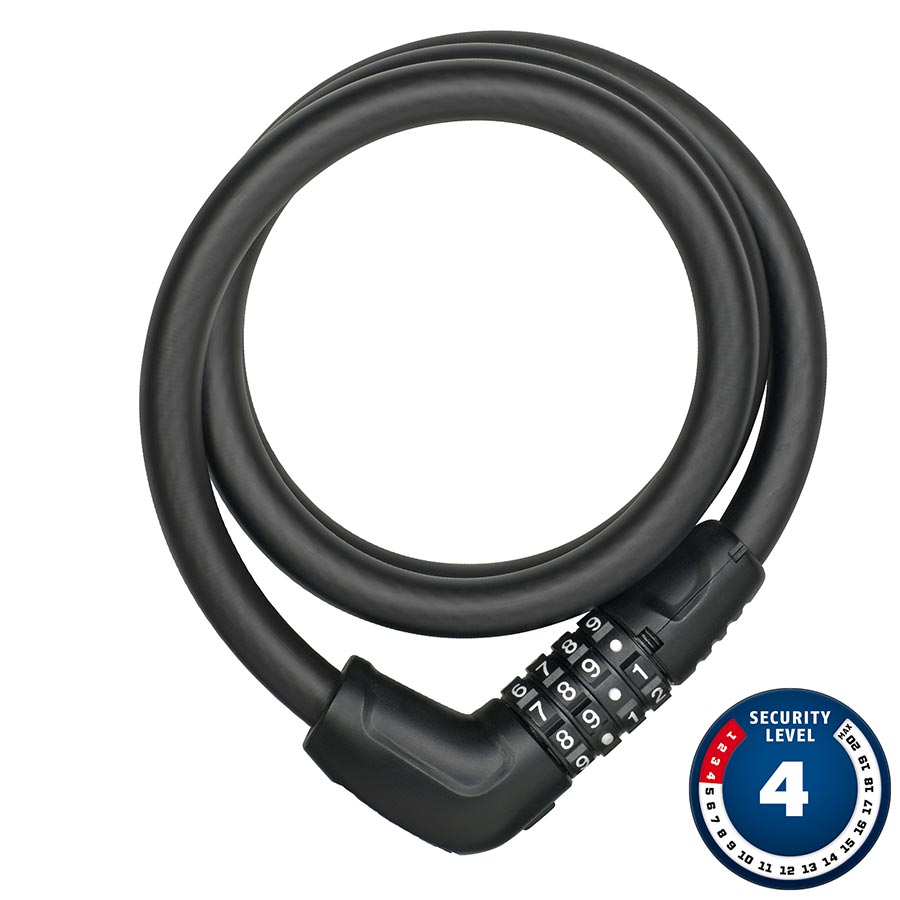 Abus Tresor 6412C Cable Lock - Combination 2.8 With Bracket Black-Goodwynn'sGoodwynn's