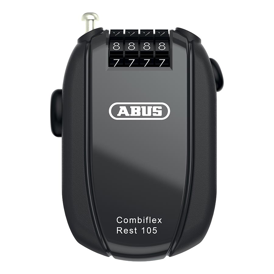 Abus  Combiflex Rest Retractable Combo Lock - 105cm Black-Goodwynn'sGoodwynn's