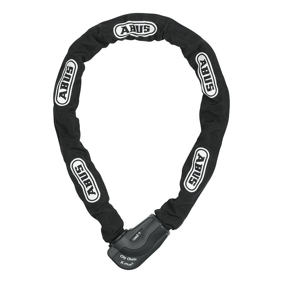 ABUS Keyed Chain Lock Granit City XPlus Chain (110cm): Black-Goodwynn'sGoodwynn's