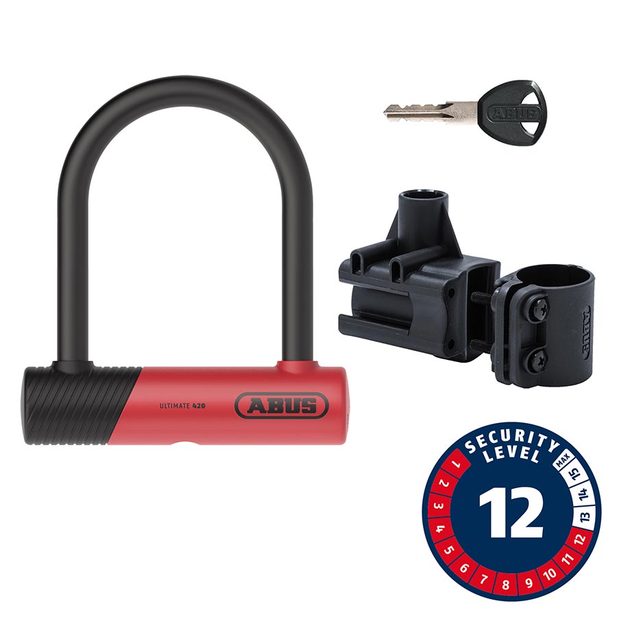 Abus 420K/150HB140 USH U-Lock - Black-Goodwynn'sGoodwynn's