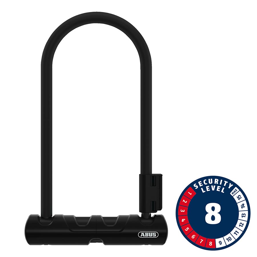 Abus Ultra 410K Mini U-Lock Key 150x180mm 5.9x7 Thickness in mm: 12mm Black-Goodwynn'sGoodwynn's