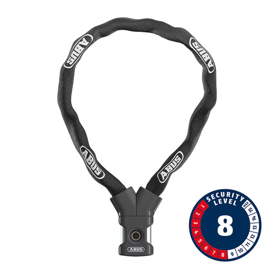 Abus Yardo Chain Lock Fingerprint 7mm 85cm 2.8 Black-Goodwynn's