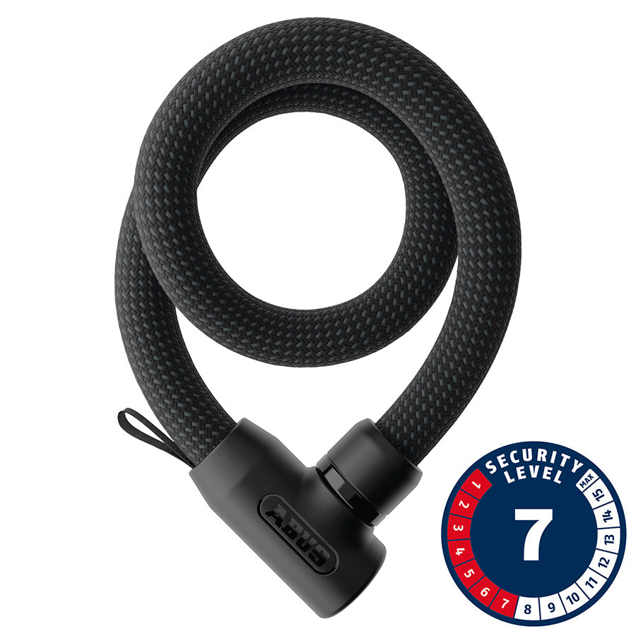 Abus Yarnit 4004K Chain Lock Key 4mm 110cm 3.6' Black-Goodwynn'sGoodwynn's