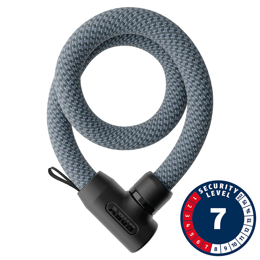 Abus Yarnit 4004K Chain Lock Key 4mm 110cm 3.6' Denim Blue-Goodwynn'sGoodwynn's