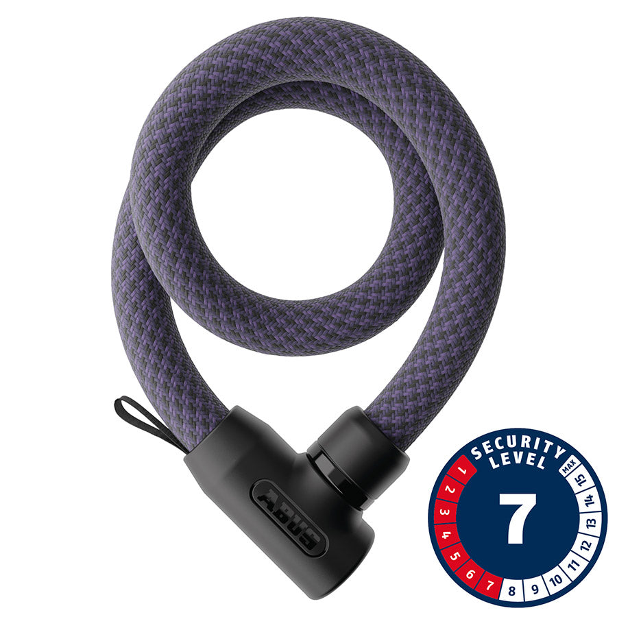 Abus Yarnit 4004K Chain Lock Key 4mm 110cm 3.6' Midnight Purple-Goodwynn'sGoodwynn's
